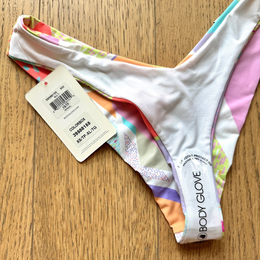 Body Glove Printed Bikini Top Size S - Bottom Size XS - NWT - Picture 7 of 11